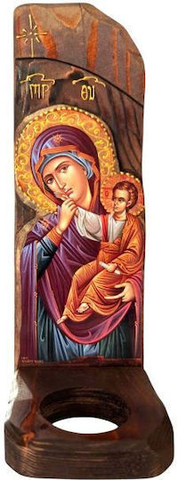 IconsGR Масово Кандило Дърво 8x8x20εκ. ΚΑΝΤ9
