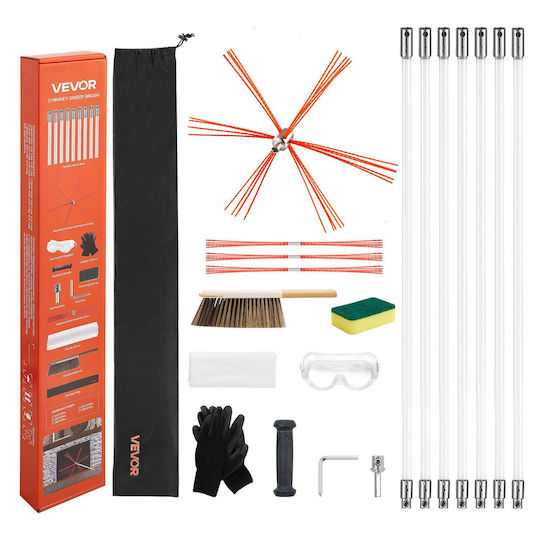 Vevor Metallic Chimney Cleaning Brush Square