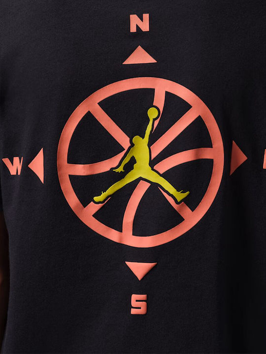 Παιδικό T-shirt Μαύρο Jumpman