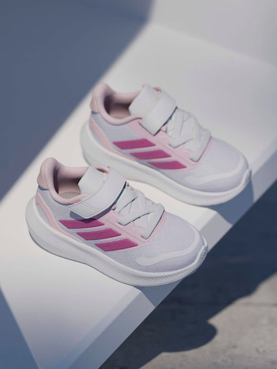 Runfalcon 5 El I Kids Sports Shoes Running with Hoop & Loop Closure Lilac