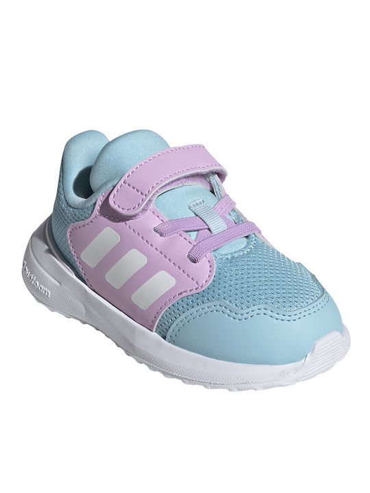 Tensaur Run 3.0 El Kids Sports Shoes Running with Hoop & Loop Closure Light Blue