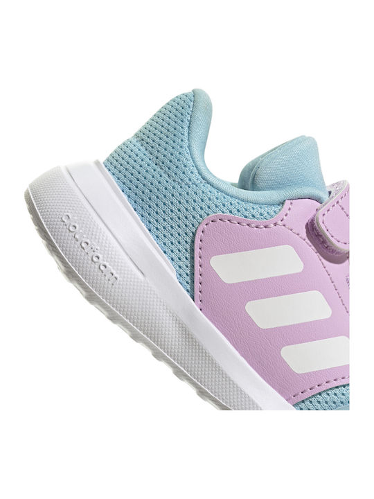 Tensaur Run 3.0 El Kids Sports Shoes Running with Hoop & Loop Closure Light Blue