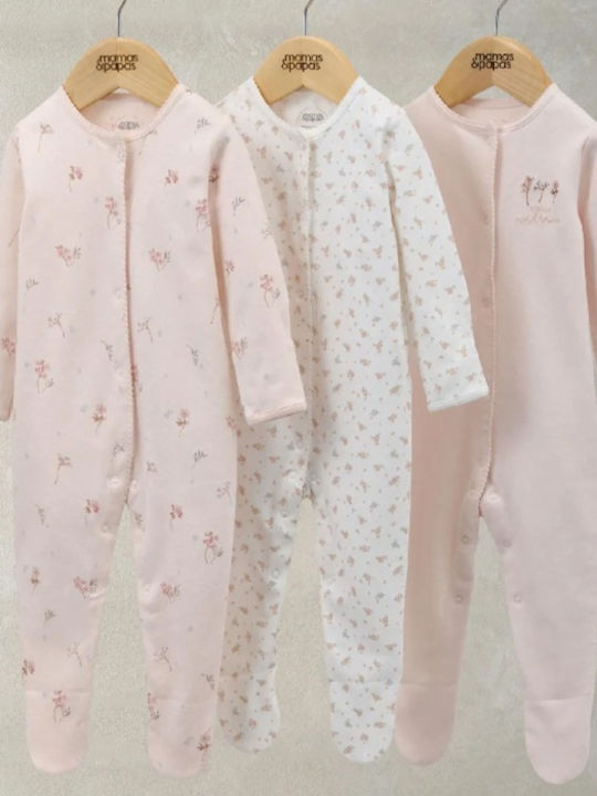 Mamas & Papas Set Babystrampler Pink