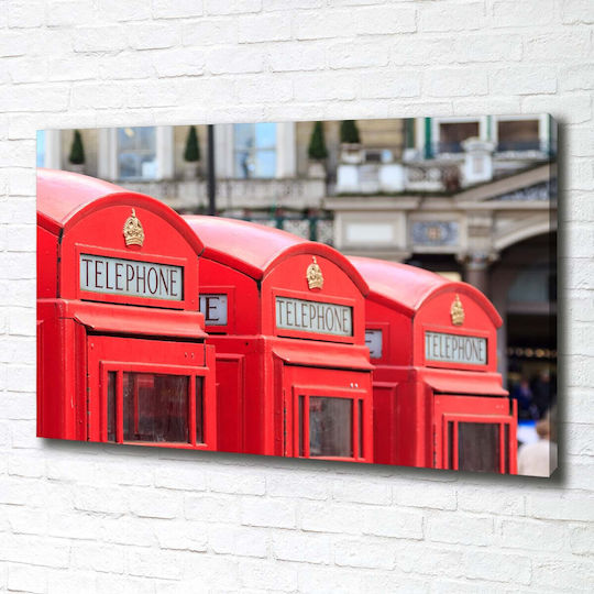Tablou Decorativ De Perete Pânză De Înaltă Calitate Telefonic Mare 100x70 Cm