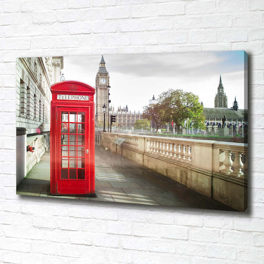 Dekoratives Wandbild Segeltuch Hochwertige Qualität Telefonmeer 100x70 cm