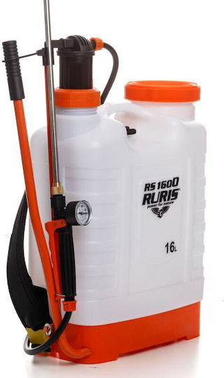 Ruris Pressure Sprayer with Capacity 16lt 4bar in Transparent color