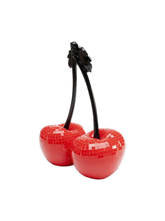 Διακοσμητικό Επιτραπέζιο Cherries Κόκκινο 18.5*12*25εκ.α