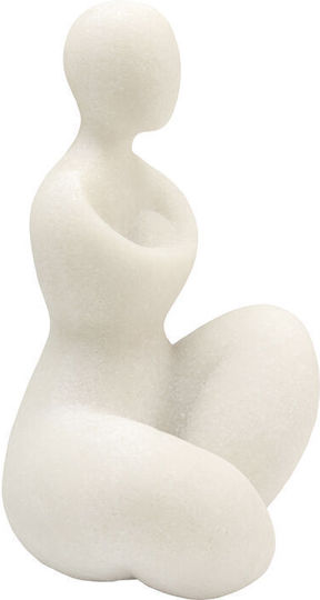 Декоративна Масова Декорация Soft Woman Бяла 15,2x11,4x21,8 см
