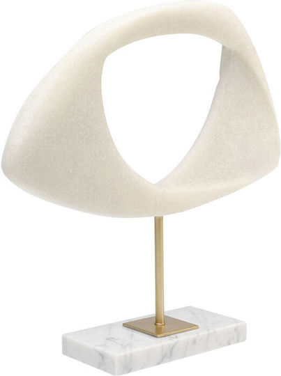 Διακοσμητικό Επιτραπέζιο Soft Shape Άσπρο 31x18x33 Εκ