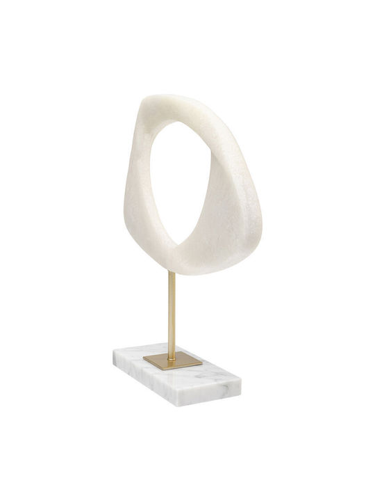 Διακοσμητικό Επιτραπέζιο Soft Shape Άσπρο 31x18x33 Εκ