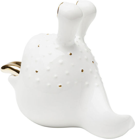 Decor Pentru Masă Funny Animal Alb 21.5x13.5x18.5cm