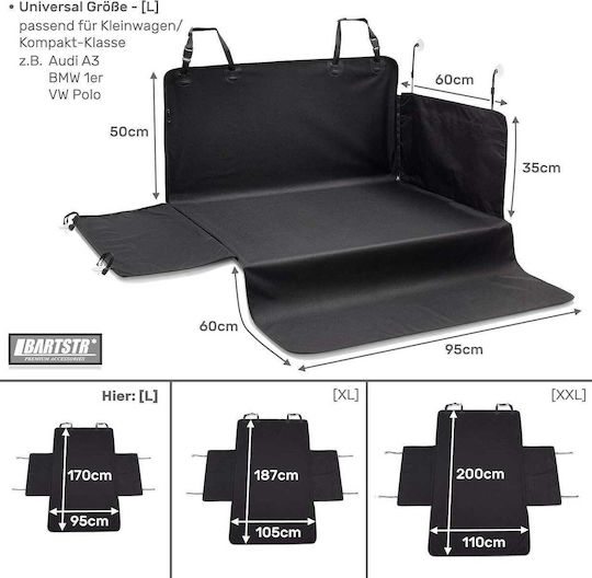 Waterproof Trunk Cover Car for Dog Black