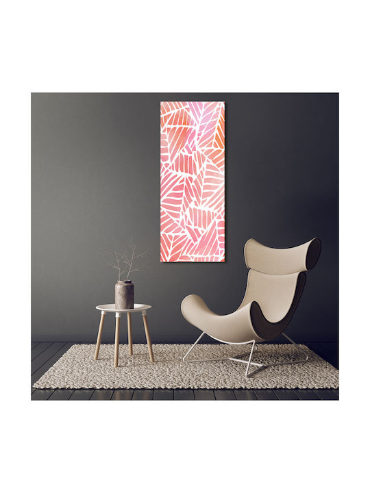 Wandbild Segeltuch Sorgfältiges Finish Abstraktes Design 50x125 cm