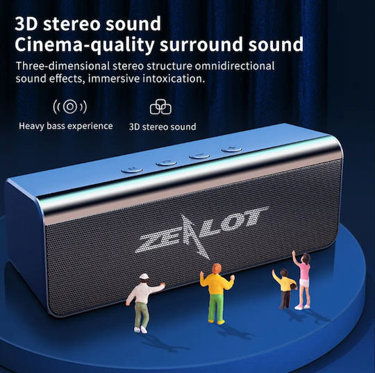Ηχείο Bluetooth 10W με Διάρκεια Μπαταρίας έως 10 ώρες Μπλε S31