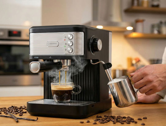 Esperanza Μηχανή Espresso Ασημί EKC011