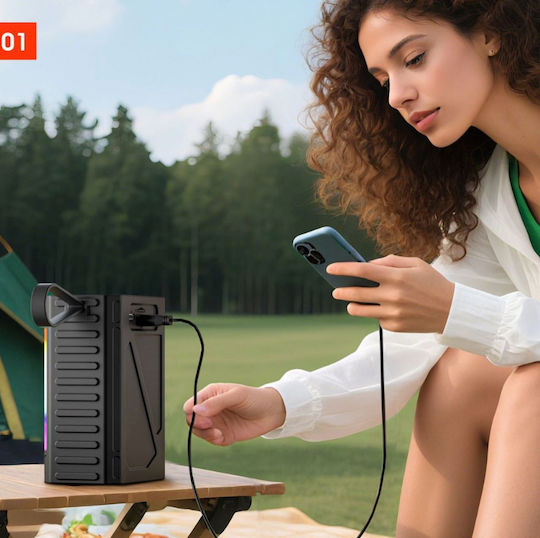 Bluetooth Speaker 10W with Radio and Battery Life up to 5 hours Black LP-V101