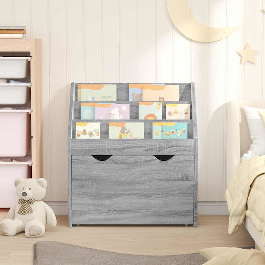 Bücherregal Boden Gray 60x29.5x69cm