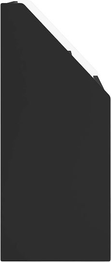Bücherregal Boden Schwarz 72.5x29.5x69cm