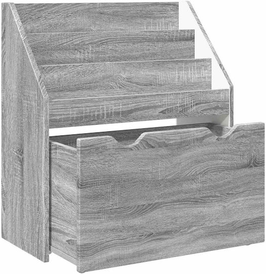 Bücherregal Boden Gray 60x29.5x69cm