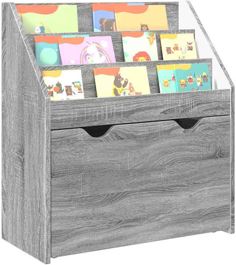 Bücherregal Boden Gray 60x29.5x69cm