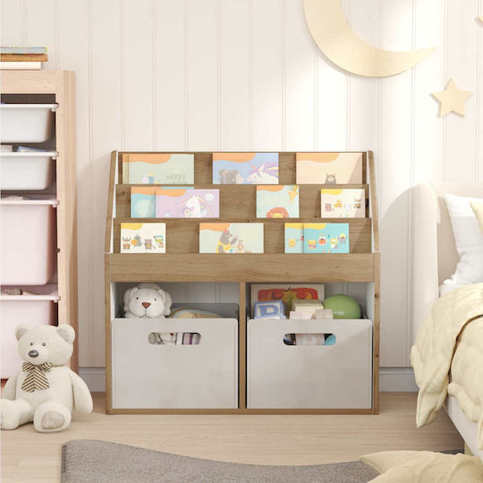 Bücherregal Boden Braun 72.5x29.5x69cm