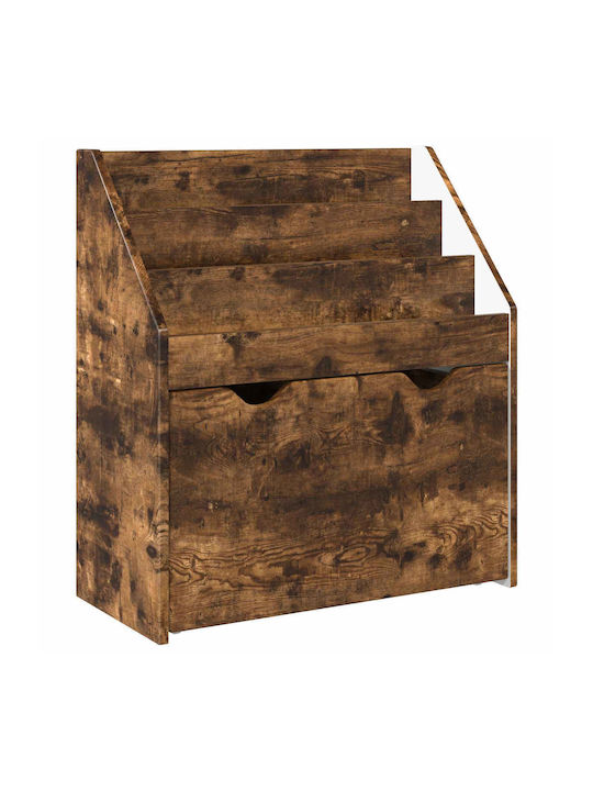 Βιβλιοθήκη Δαπέδου Ξύλινη Καφέ 60x29.5x69cm