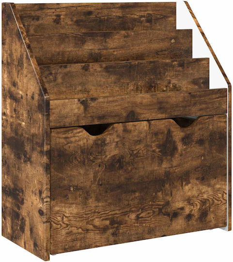 Bücherregal Boden Braun 60x29.5x69cm