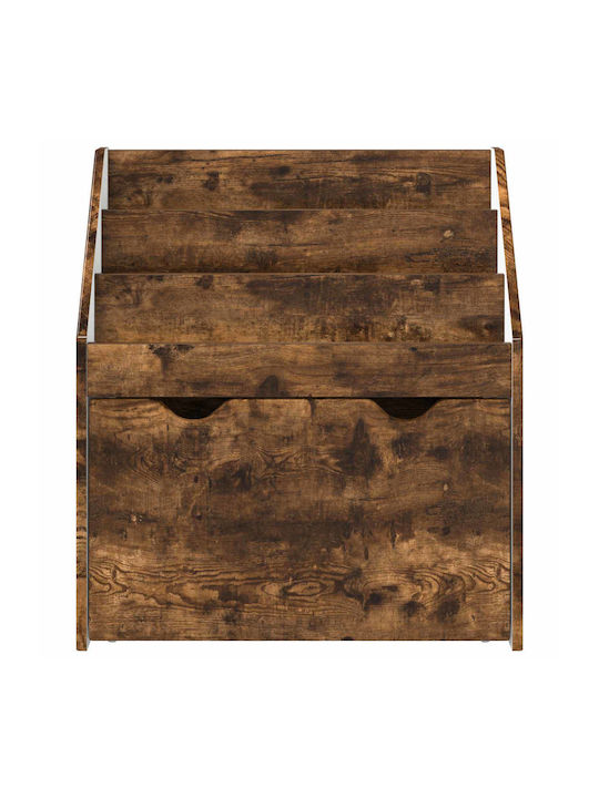 Βιβλιοθήκη Δαπέδου Ξύλινη Καφέ 60x29.5x69cm