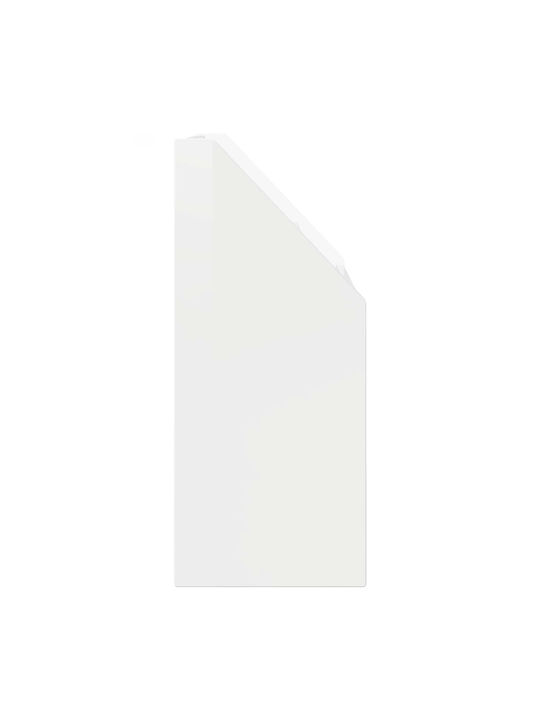 Kids Wooden Bookcase White 72.5x29.5x69cm