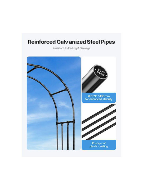 Metallic Arch Black