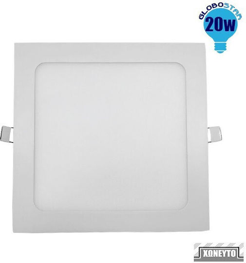 GloboStar Χωνευτό LED Panel 20W GloboStar Χωνευτό LED Panel 20W