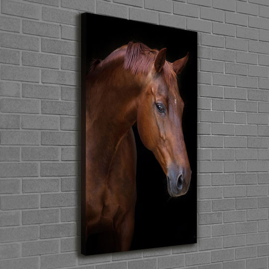 Canvas Painting Living Room Everyday Decoration Horse Portrait 60x120 Cm