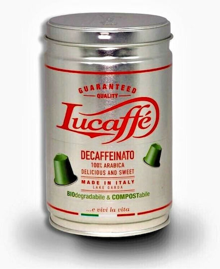 Lucaffe Κάψουλες Espresso Lucapsule Decaffeine Συμβατές με Μηχανή Nespresso 22caps