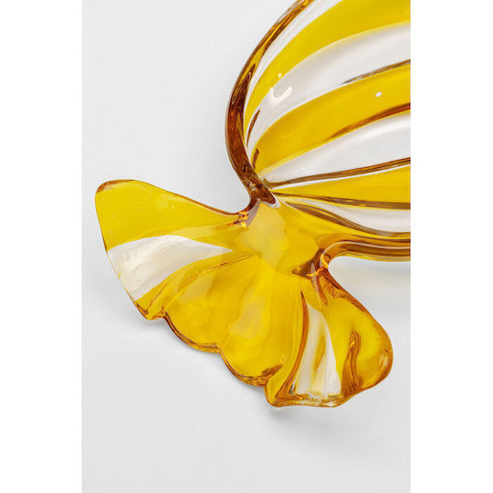 Kare Design Decorative Bowl Yellow 34x15x4.5cm