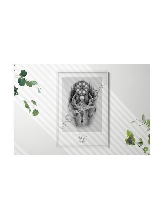Tulup Wall-mounted Plastic Photo Frame with White Frame