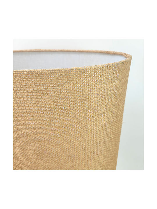 InTheBox Selene Ceramic Table Lamp with Beige Shade and Base