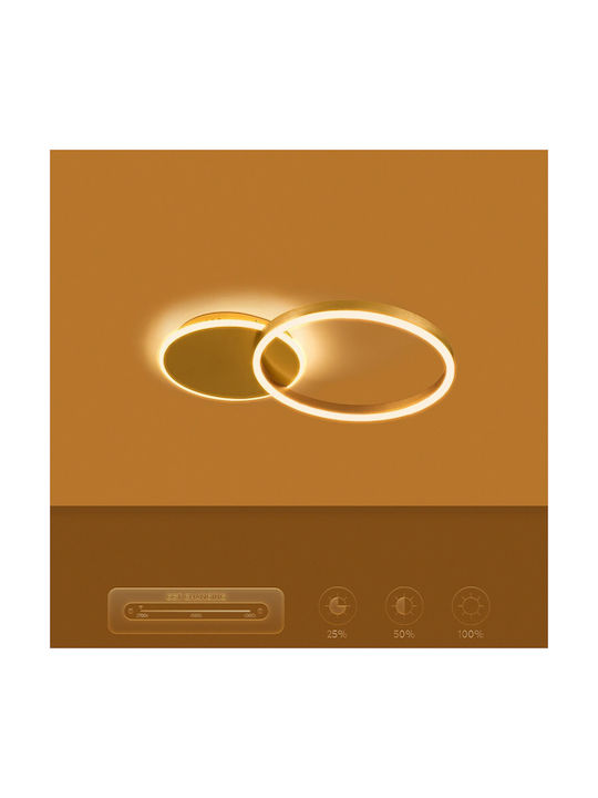 kelvo Ceiling Mount Light 60cm White with Integrated LED