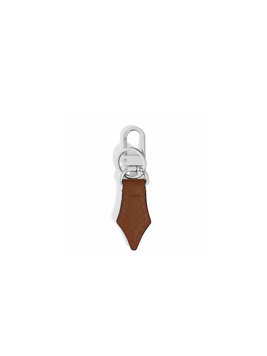 MontBlanc Μπρελόκ Nib Sartorial Δερμάτινο Καφέ