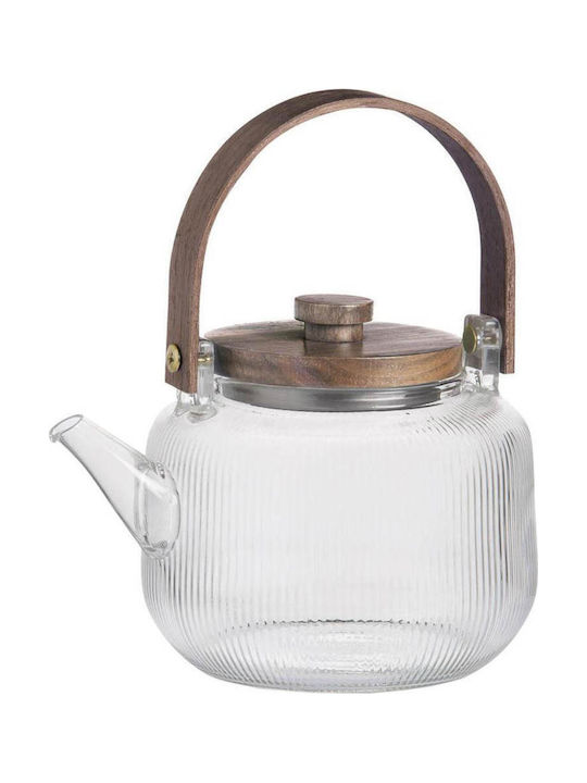 Andrea House Teapot with Filter Glass Transparent 1000ml