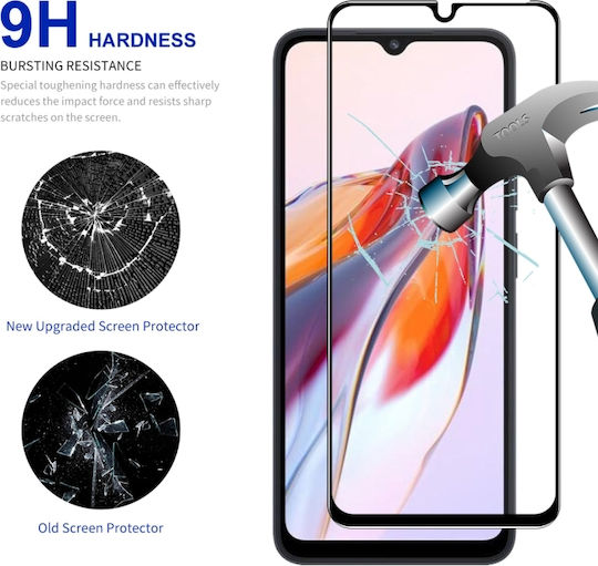 2.5D 0.26mm Full Glue Full Face Tempered Glass (Redmi 12C)