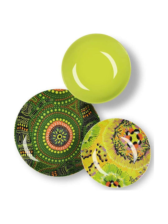 Excelsa Alb Porțelan Set de Vase 18buc