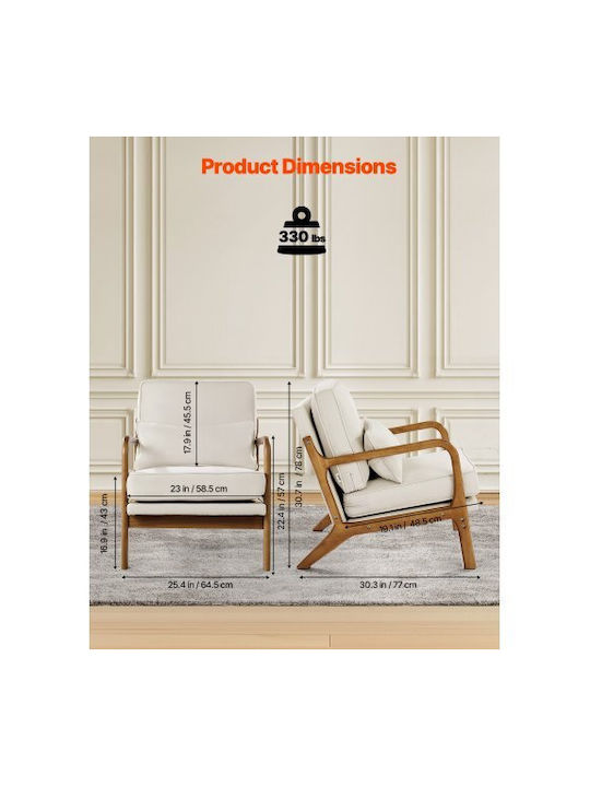 Vielseitiger Sitzsack Nackenrolle Braun