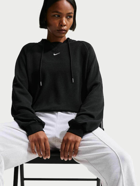 Women's Sweatshirt Hooded Black