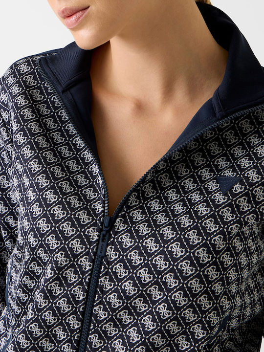 Women's Sweatshirt Jacket Navy