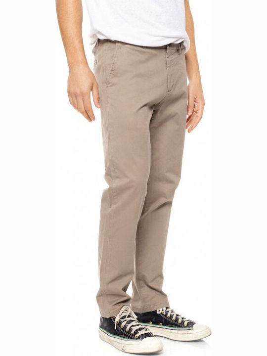 Pantaloni Chino Elastic Fango