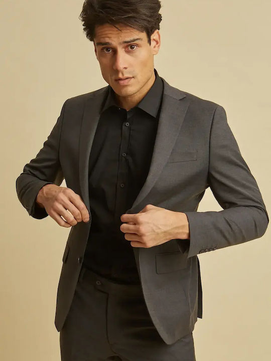 Men's Winter Suit Jacket Anthracite