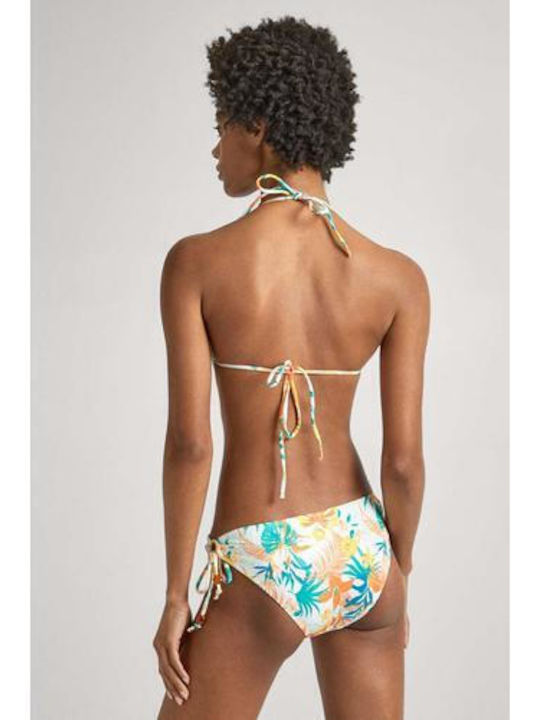 Hibiskus Bikini Slip Orange
