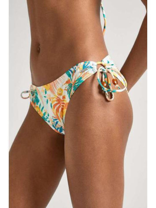 Hibiskus Bikini Slip Orange