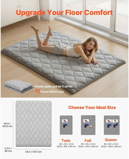 Vevor Exercise Mat Gray (203.2x137.2x8.9cm)