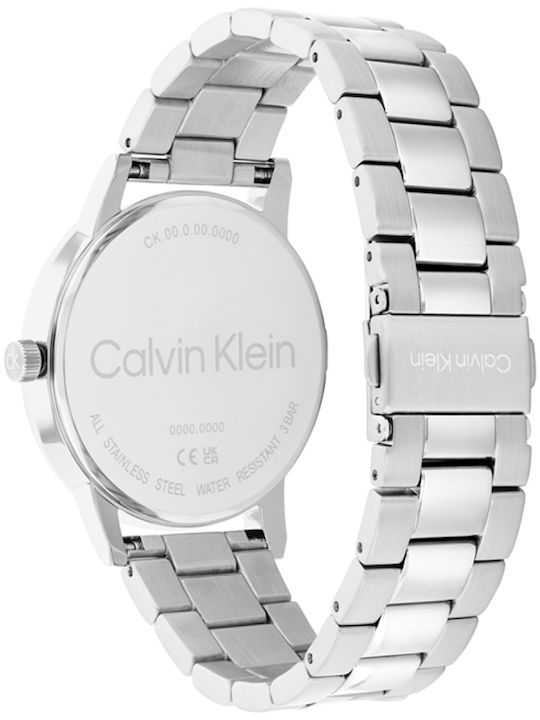 Calvin Klein Ceas cu Baterie cu Brățară din Metal Calvin Klein Ceas cu Baterie cu Brățară din Metal
